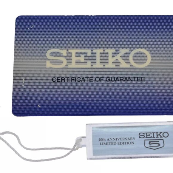 NEW Seiko 5 40th Anniversary RARE 44mm Stainless Steel SKZ201K Watch! 7S36-00S0! - Picture 11 of 12